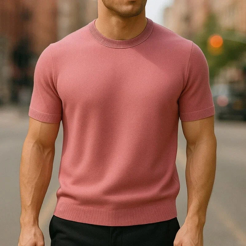 Kelson | Fit Shirt Merino Wool Blend Crew Neck Tailored Tee