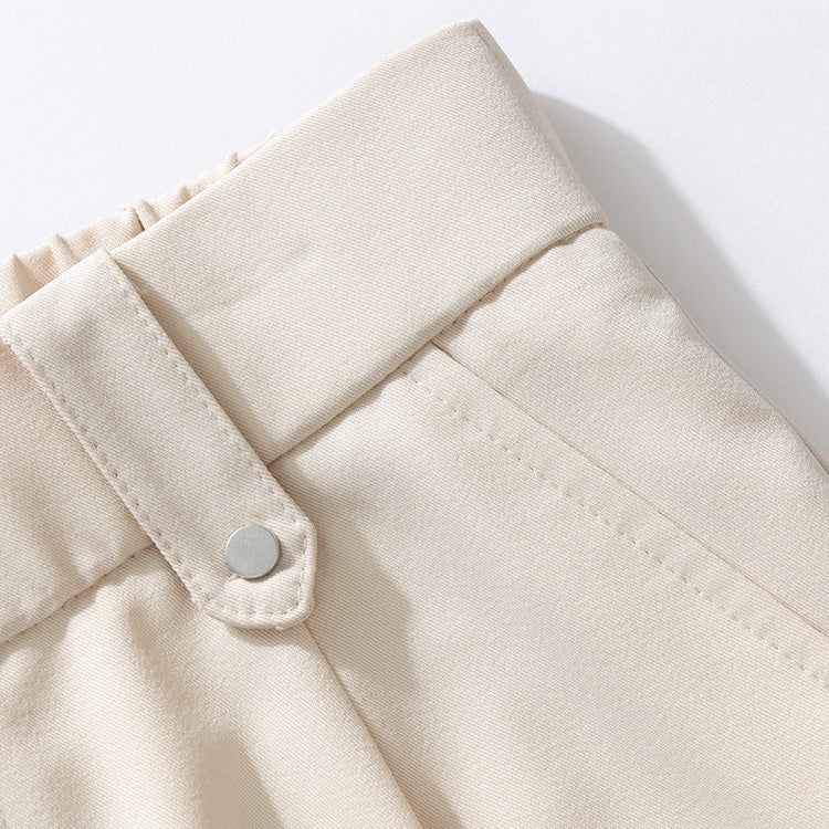Halwick | Pleated Trouser Relaxed Fit Stretch Woven