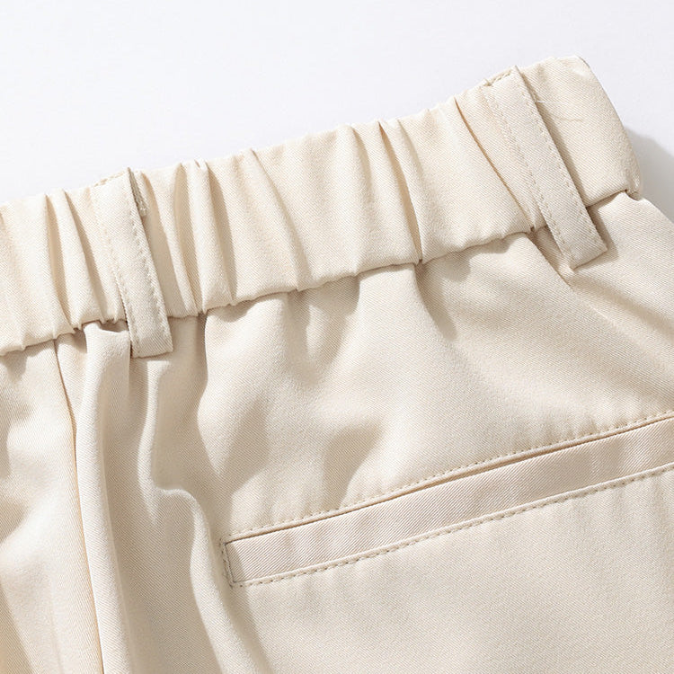 Halwick | Pleated Trouser Relaxed Fit Stretch Woven