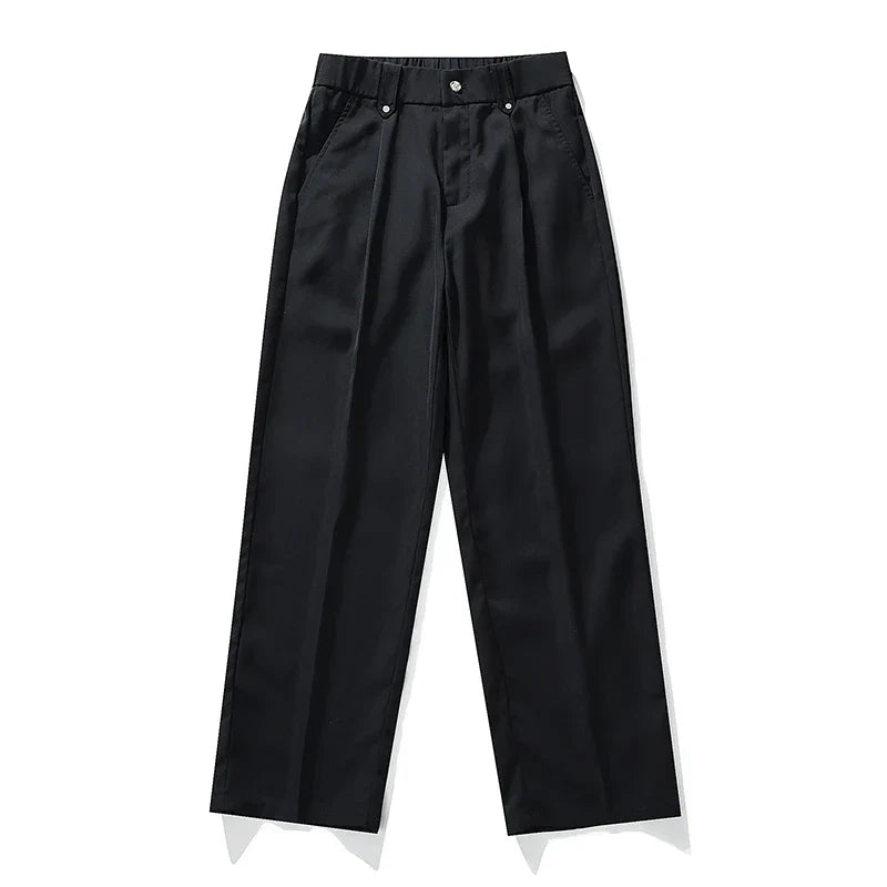 Halwick | Pleated Trouser Relaxed Fit Stretch Woven