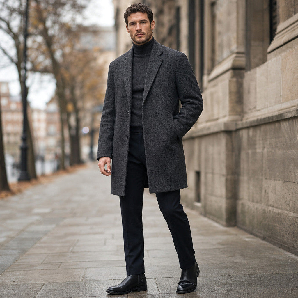 Algernon | Wool Coat Quilted Lining – Product Photo