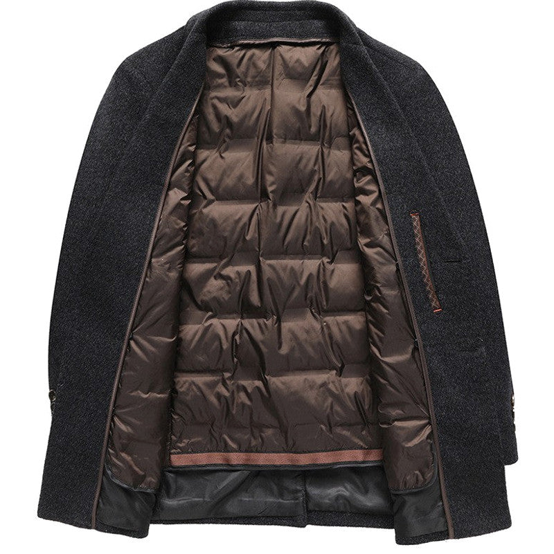 Algernon | Wool Coat Quilted Lining – Product Photo