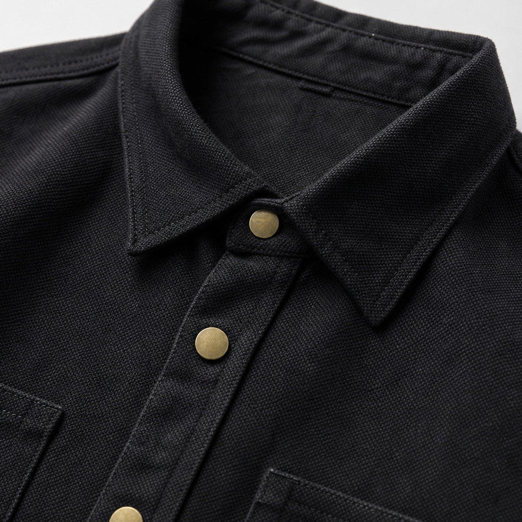 Armand | Utility Shirt Heavyweight Canvas Snap Front – Product Photo