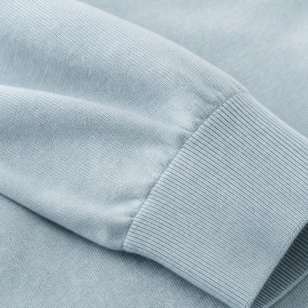 Arundel | Knit Polo Long Sleeve Tipped Collar – Product Photo