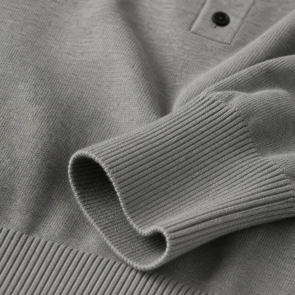Ashford | Knit Polo Shirt Fine-Gauge Cotton – Product Photo