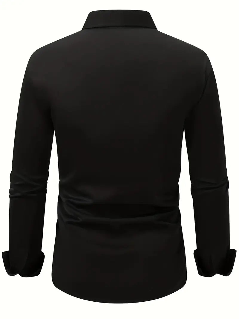Arven | Dress Shirt Pointed Collar Long Sleeve Button-Down