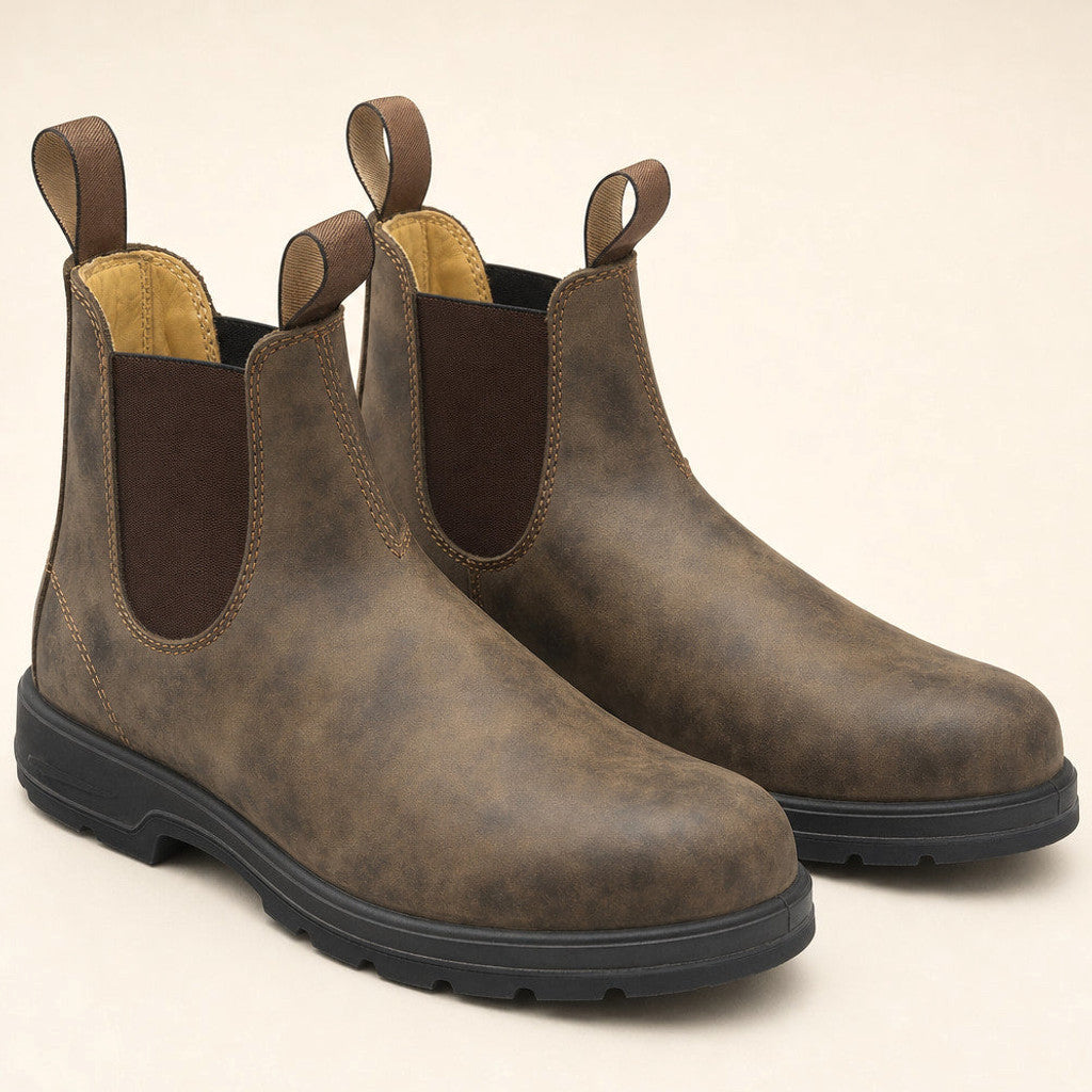 Baldwin | Leather Chelsea Boots Elastic Gore