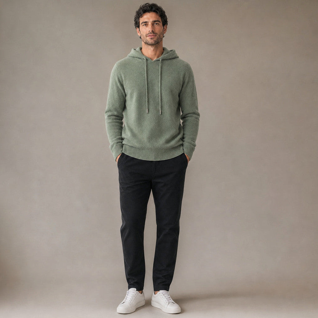 Bancroft | Knitwear Hoodie Wool Knit Pullover