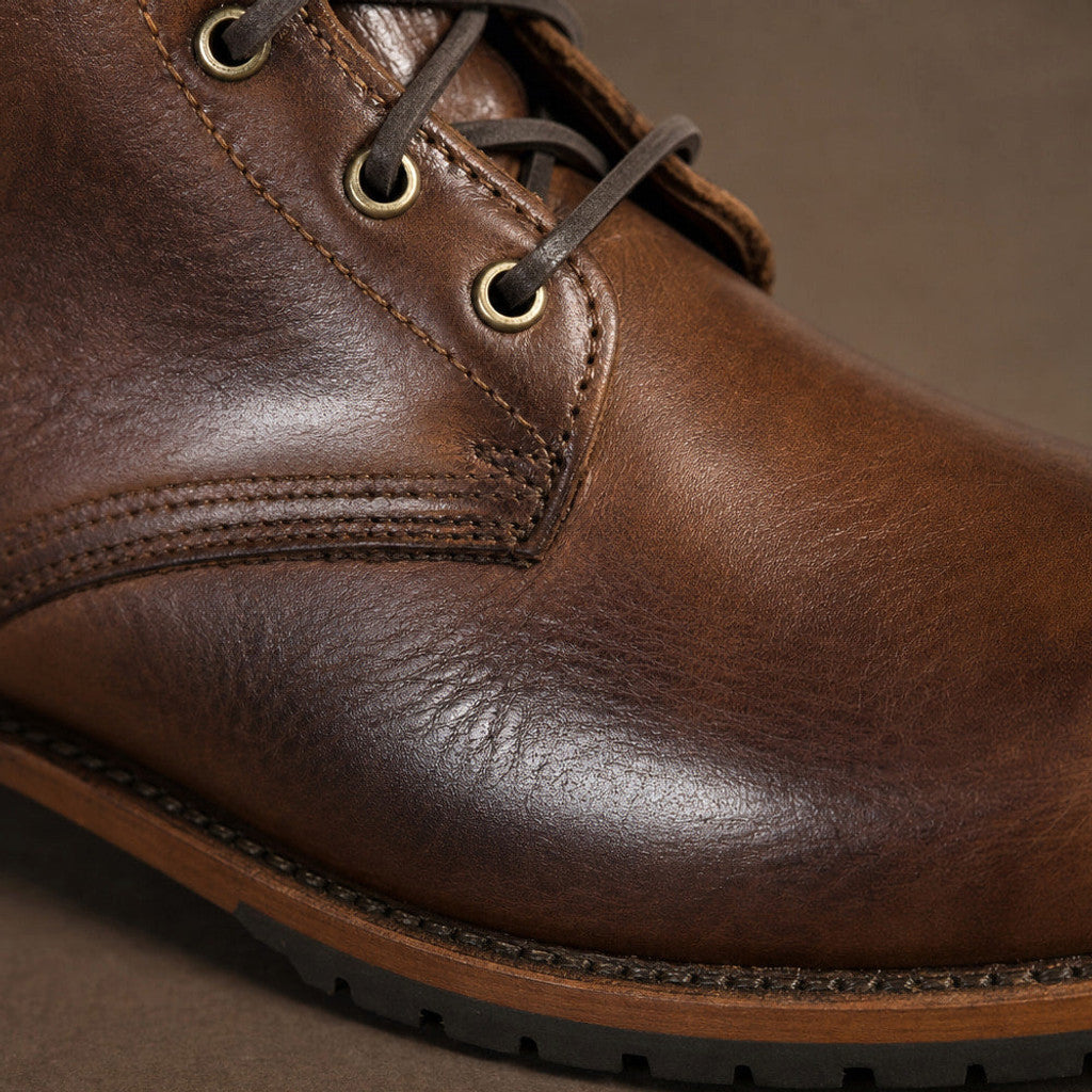 Barnet | Dealer Boots Leather Dark Brown