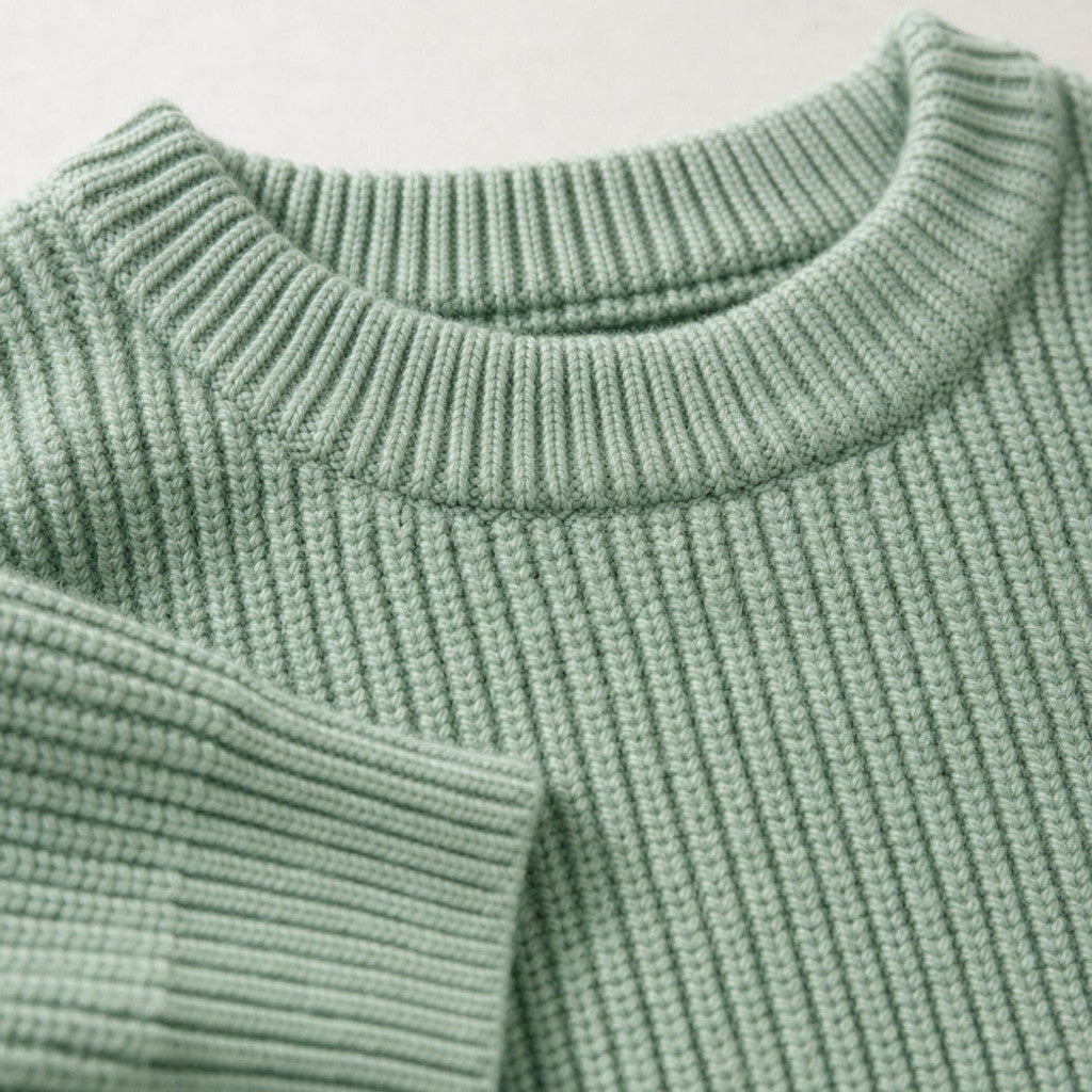 Beaumont | Ribbed Crewneck Drop Shoulder
