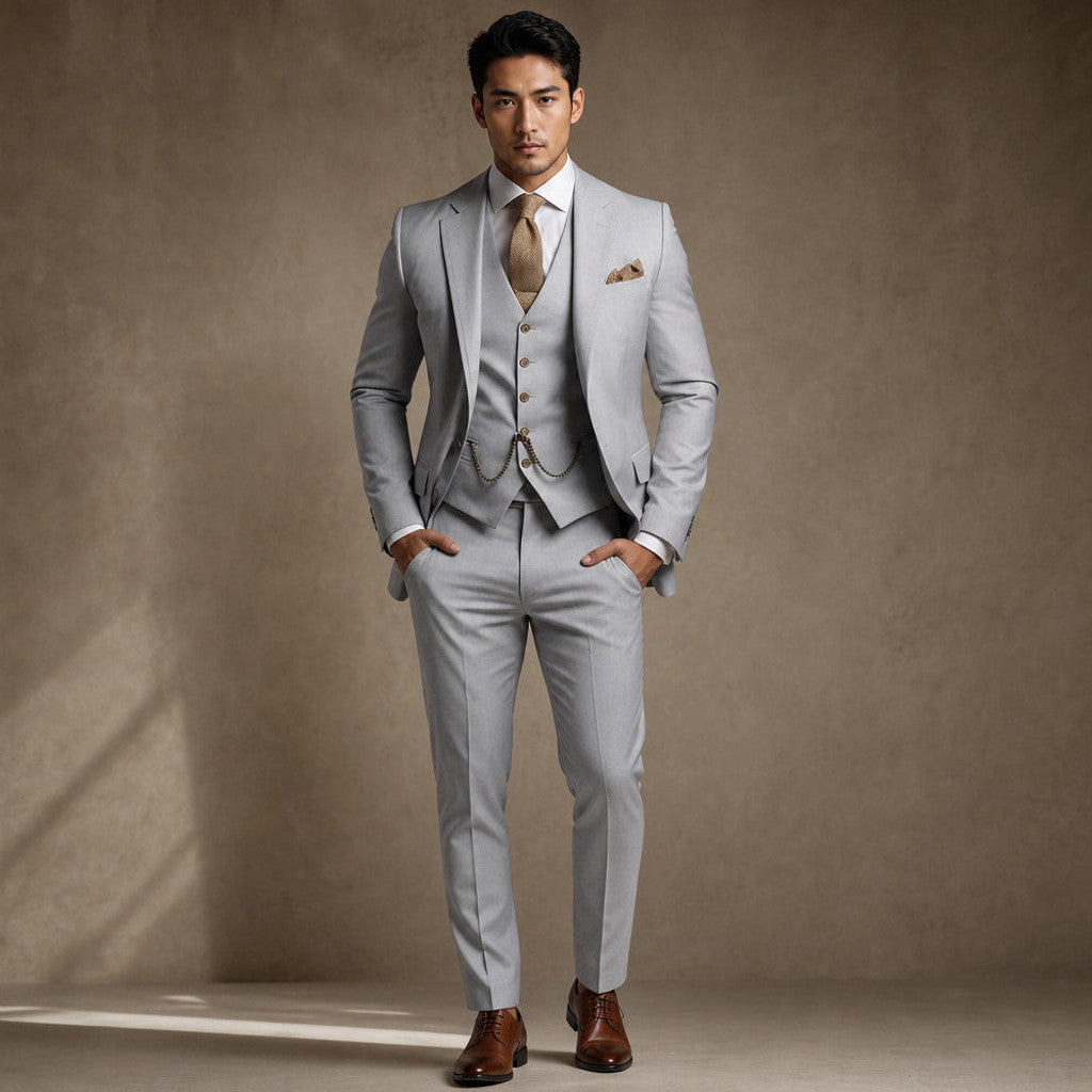Belmont | Three Piece Suit Peak Lapel Slim Fit
