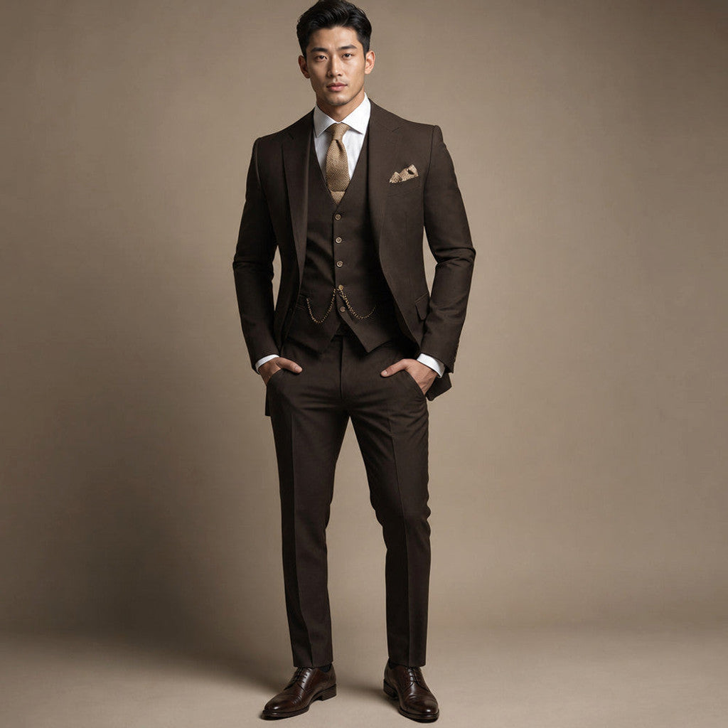 Belmont | Three Piece Suit Peak Lapel Slim Fit