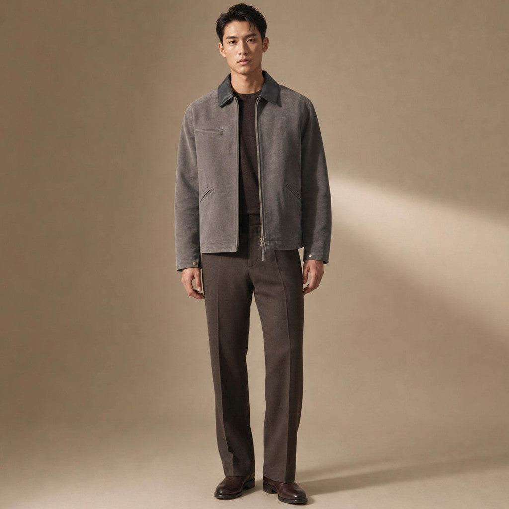 Clovis | Moleskin Coat Full Zip
