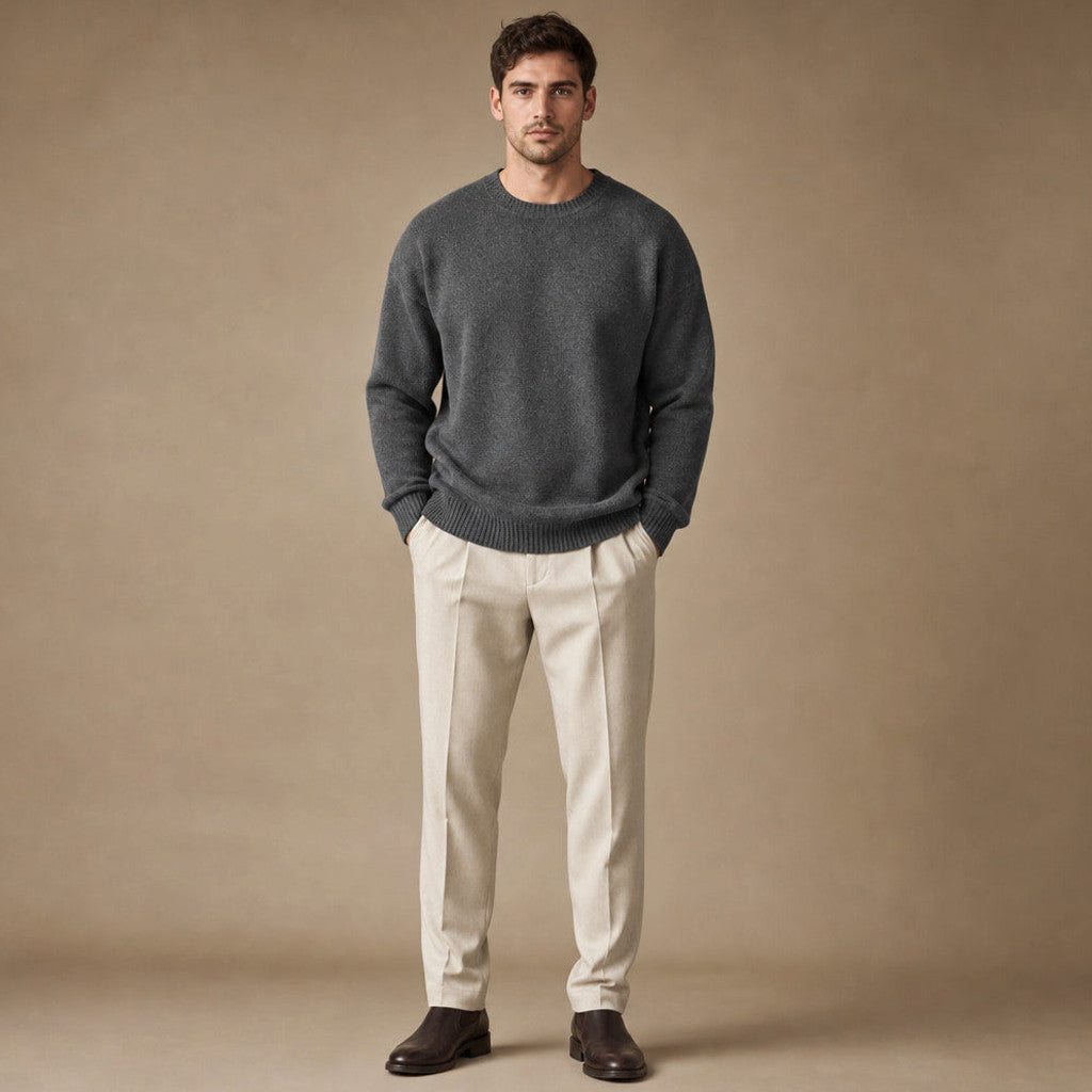 Colbert | Wool Jumper Chunky Ribbed Knit – Product Photo