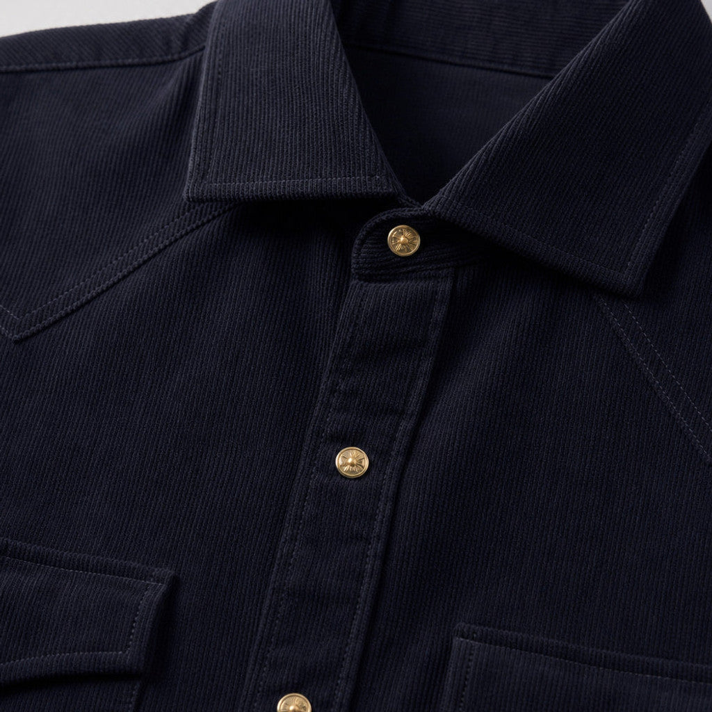 Crispin | Corduroy Western Shirt Snap Front – Product Photo