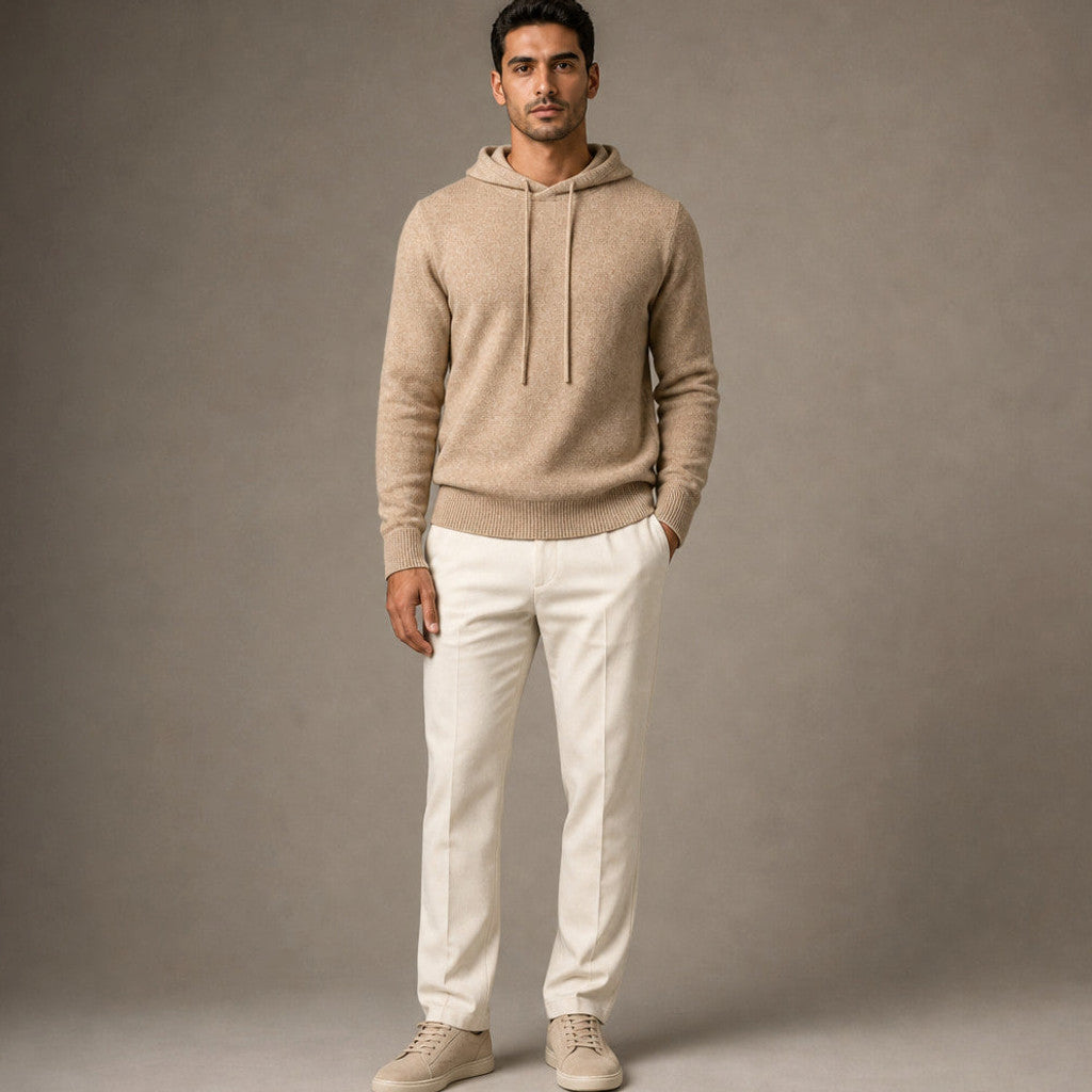 Denholm | Knitwear Hoodie Fine Knit Relaxed Fit