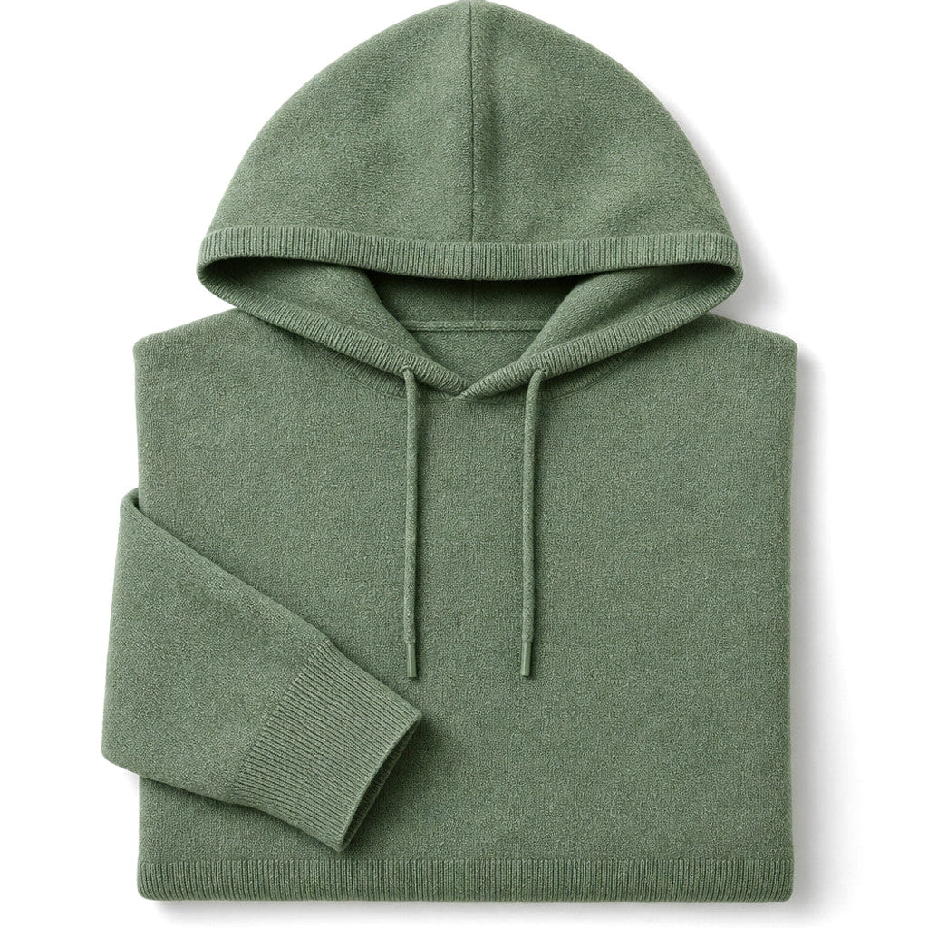 Denholm | Knitwear Hoodie Fine Knit Relaxed Fit