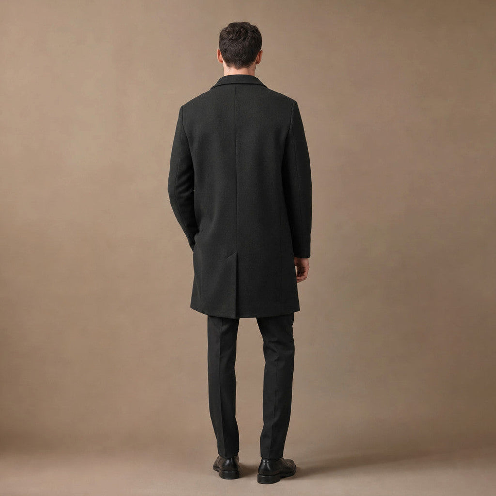 Dunbar | Single Breasted Wool Coat