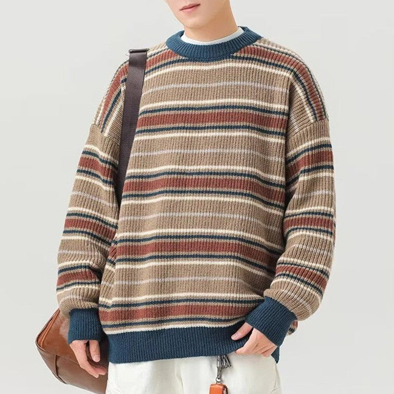 Elwood | Crewneck Jumper Ribbed Knit Drop Shoulder