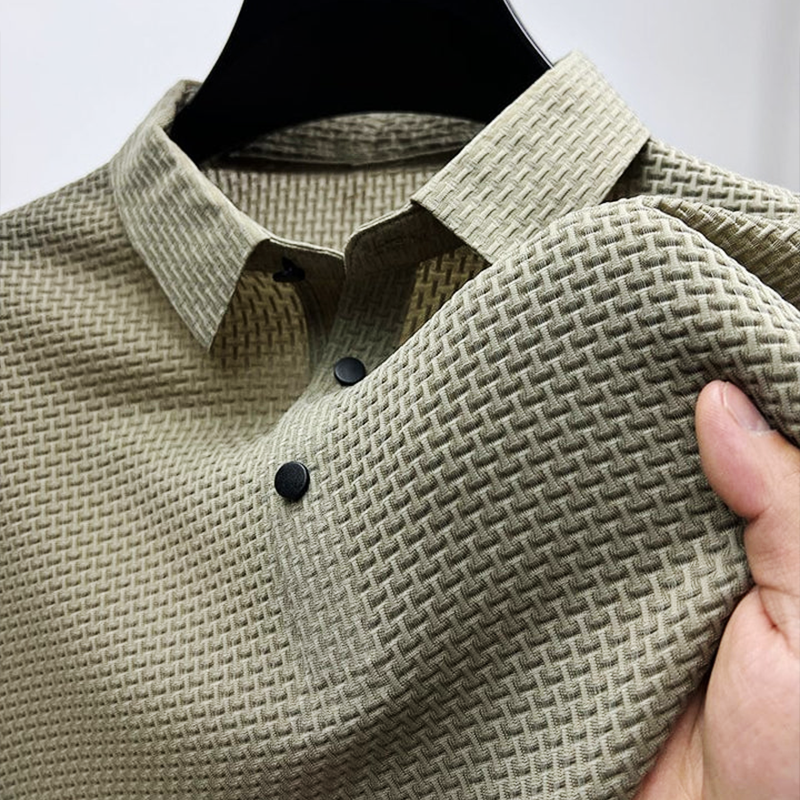 Kelvar | Polo Shirt Pique Ribbed Collar Straight Fit