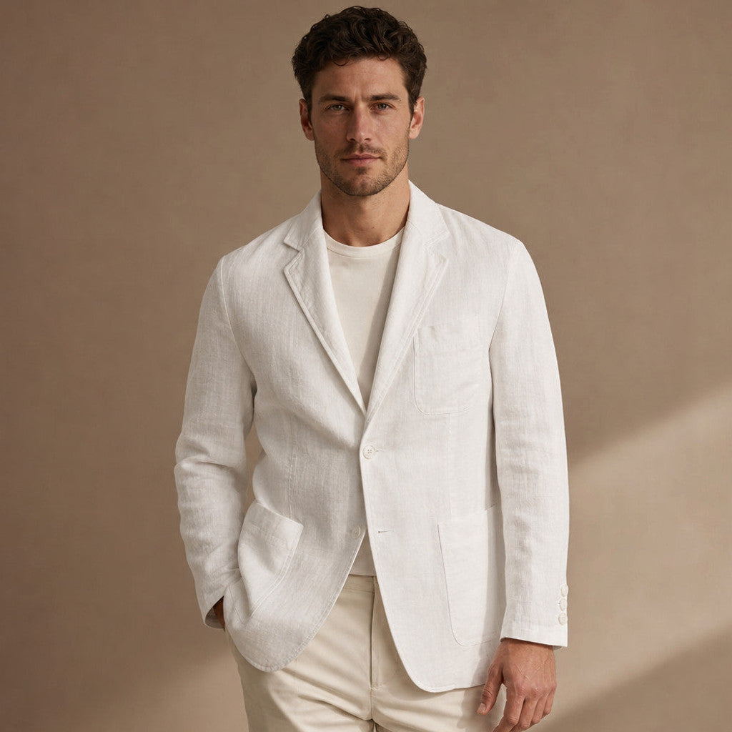 Garwin | Linen Blazer Unstructured – Product Photo