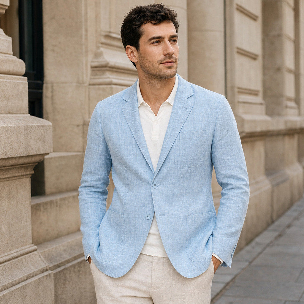 Garwin | Linen Blazer Unstructured – Product Photo