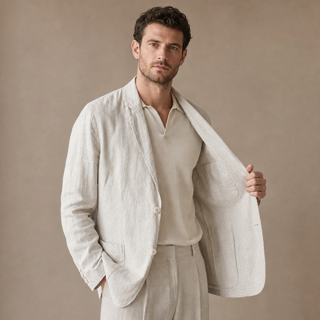 Garwin | Linen Blazer Unstructured – Product Photo