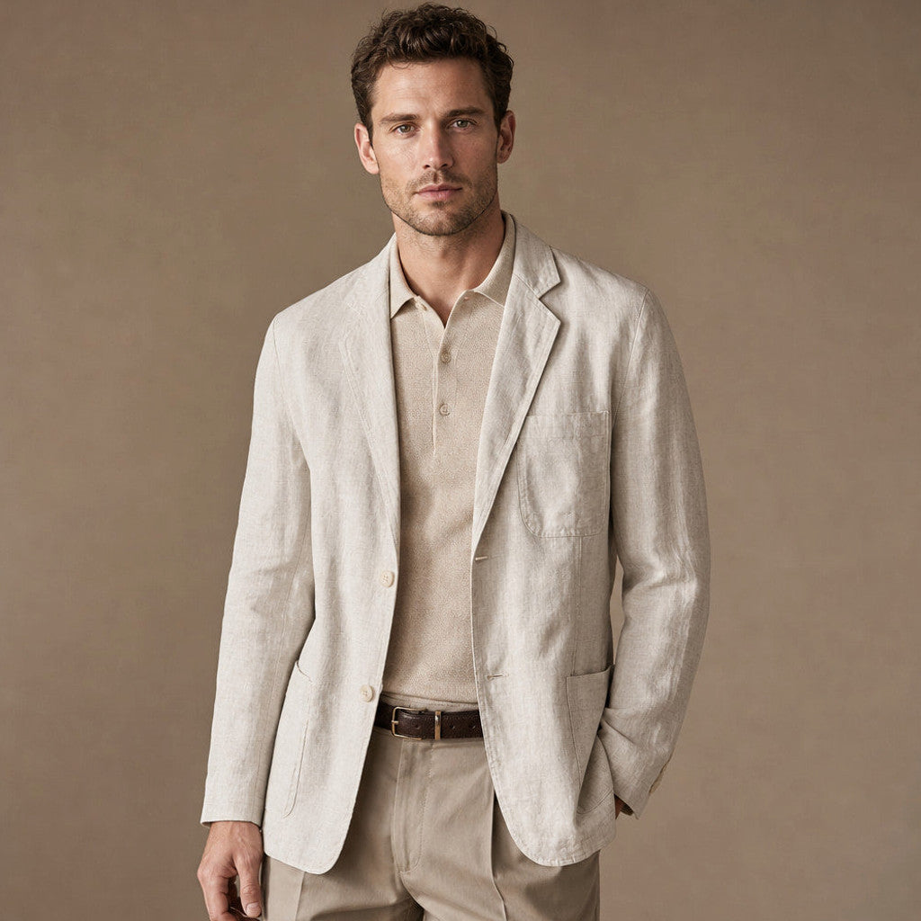 Garwin | Linen Blazer Unstructured – Product Photo