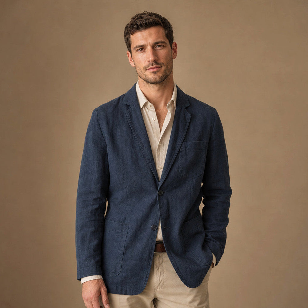 Garwin | Linen Blazer Unstructured – Product Photo