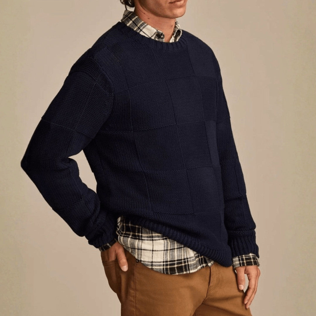 Geston | Knit Jumper Textured Layering Cut