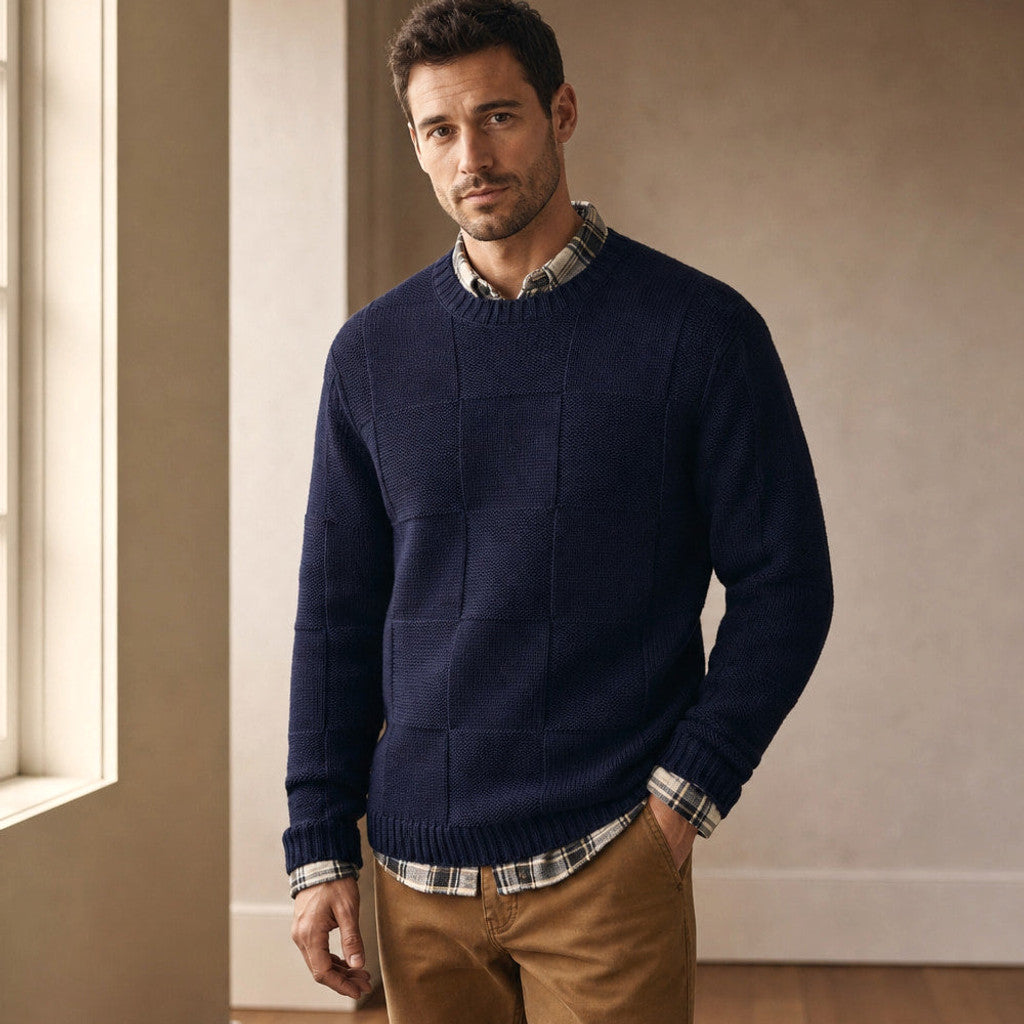 Geston | Knit Jumper Textured Layering Cut