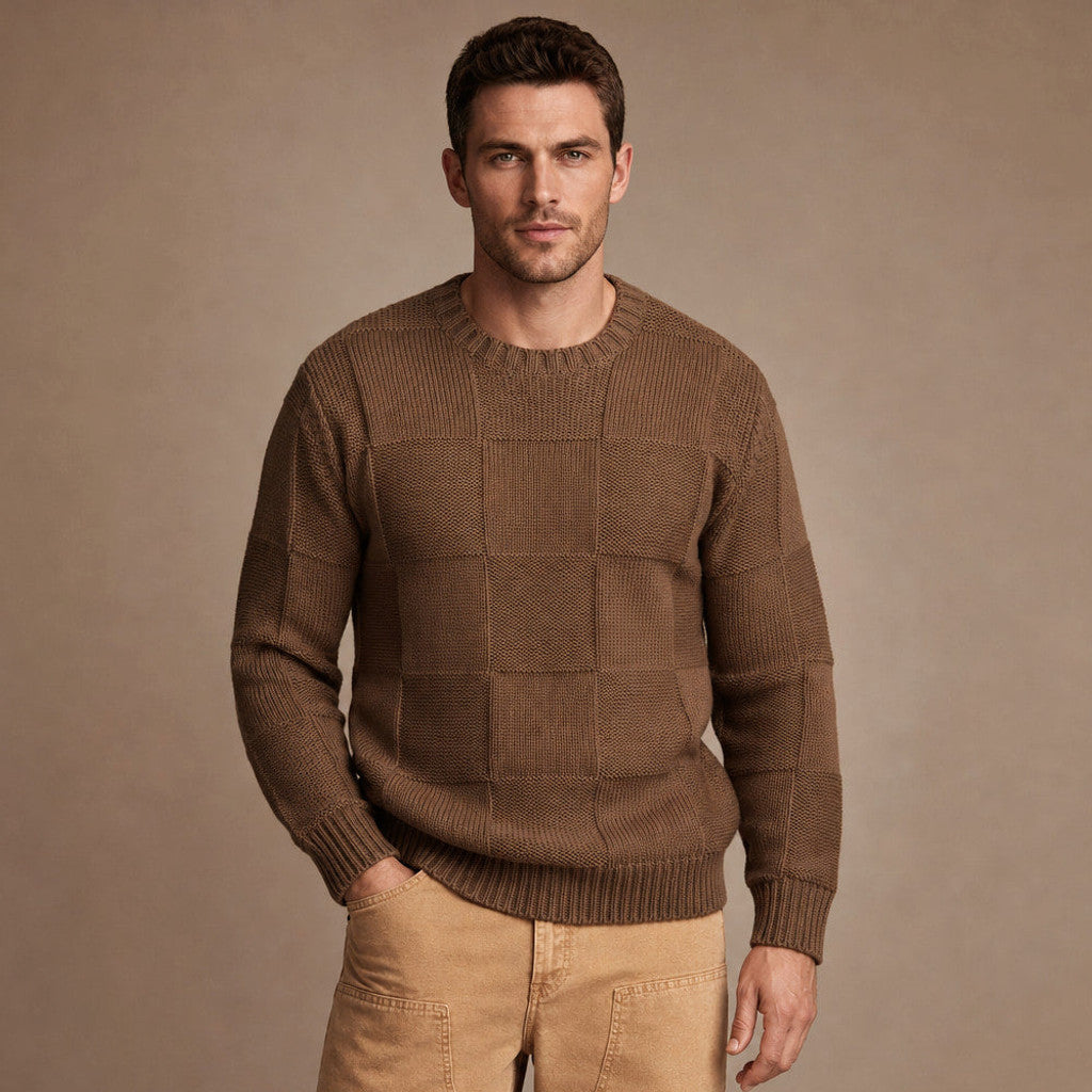 Geston | Knit Jumper Textured Layering Cut