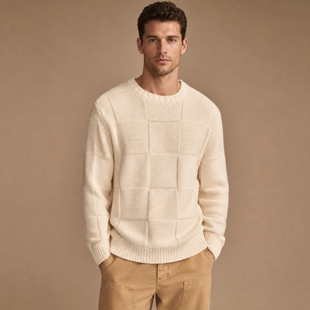 Geston | Knit Jumper Textured Layering Cut