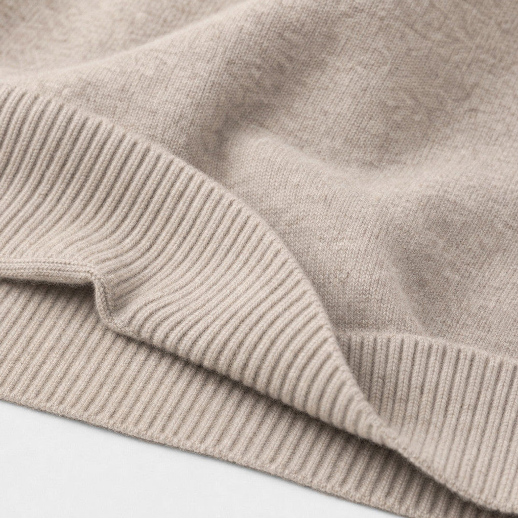 Griffith | Knit Polo Brushed Wool Blend – Product Photo
