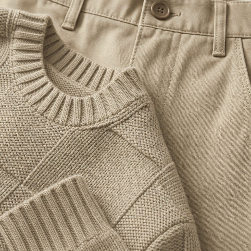Haddon | Knit Set Textured Straight Leg – Product Photo