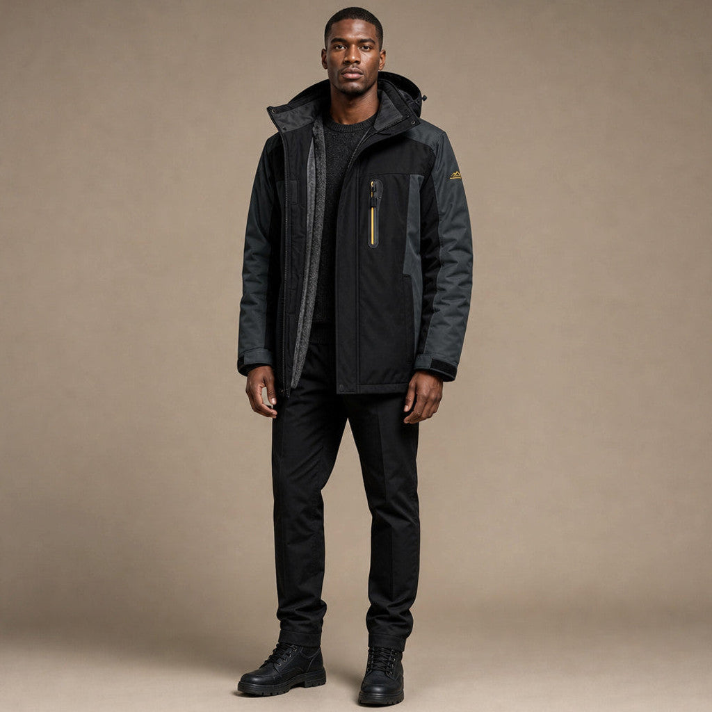 Hartford | Windbreaker Coat Padded Removable Hood
