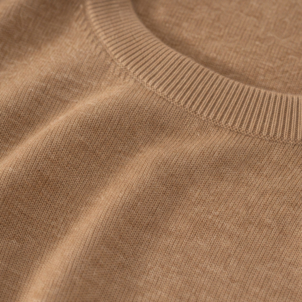 Harvey | Crewneck Jumper Contrast Piping – Product Photo