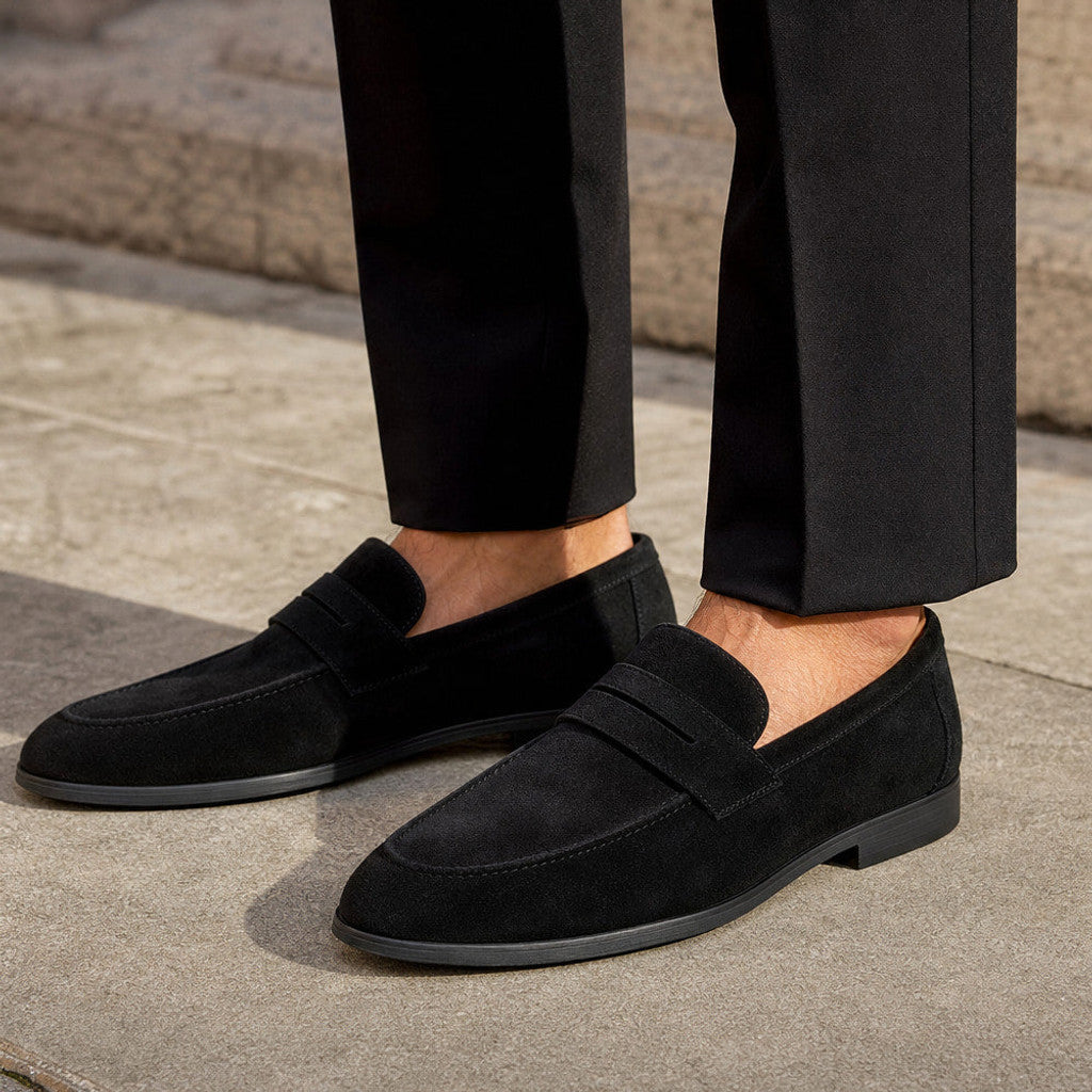 Henderson | Suede Loafers Moc Toe Slip-On