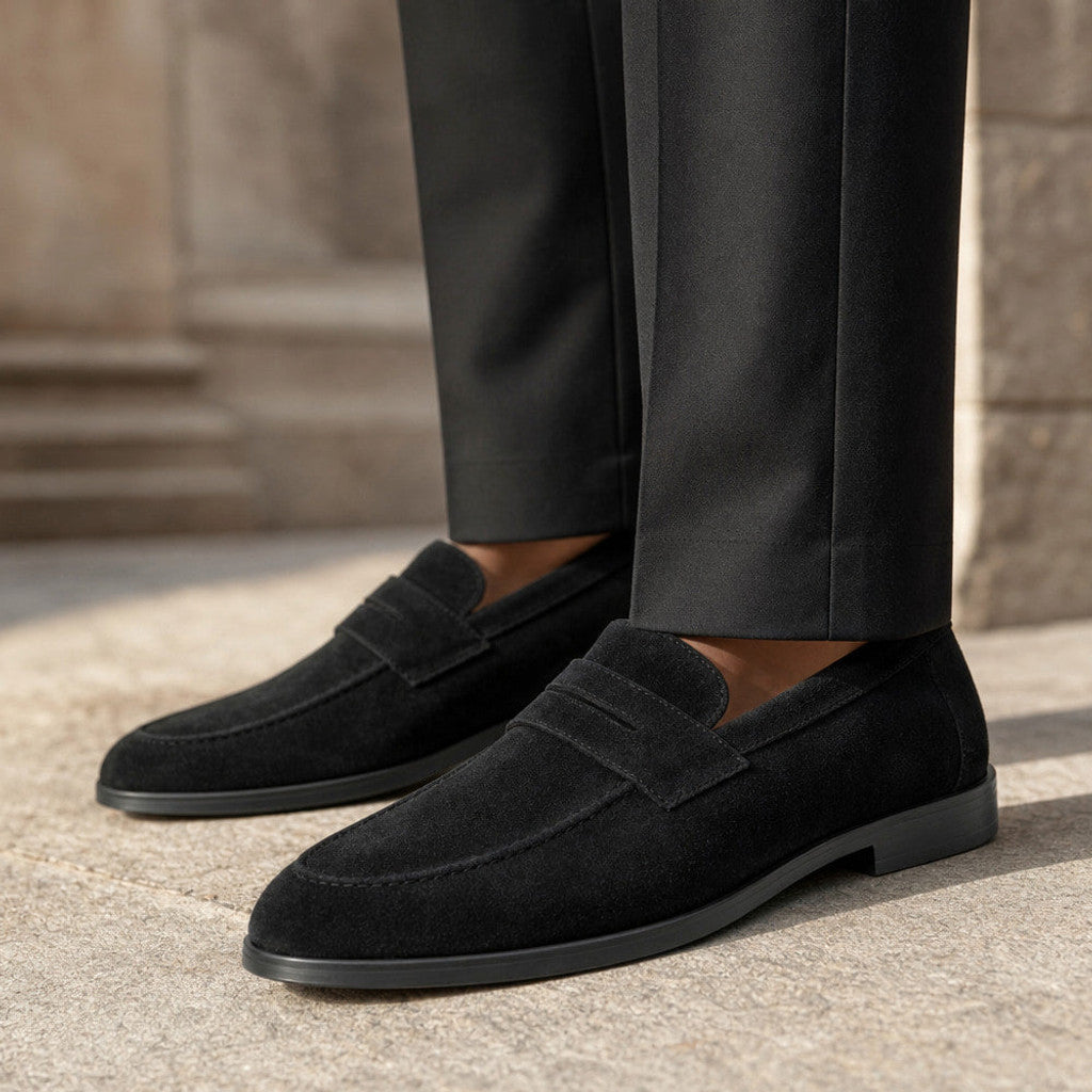 Henderson | Suede Loafers Moc Toe Slip-On
