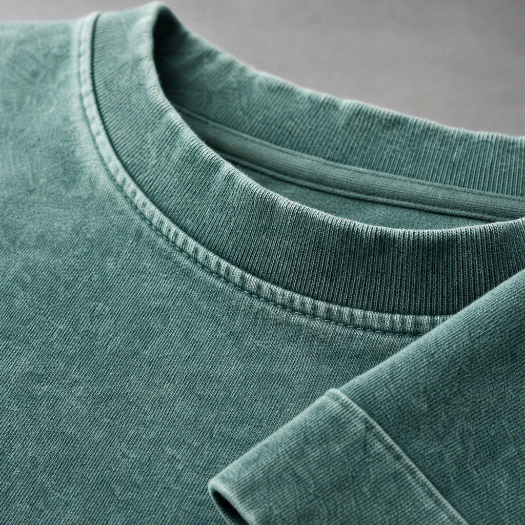 Hewitt | Long Sleeve T Shirt Crew Neck Relaxed Fit