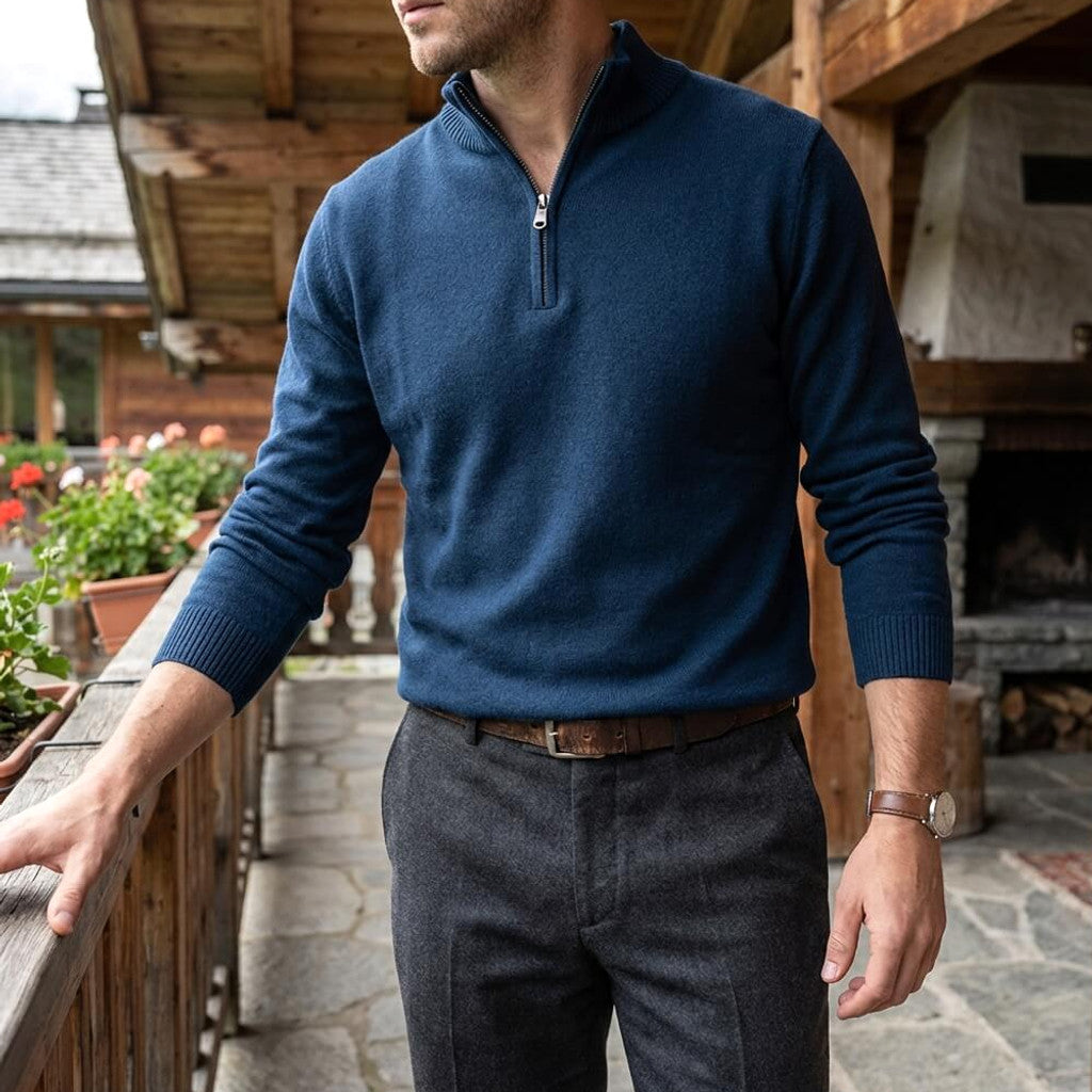 Hywell | Half Zip Pullover Funnel Collar