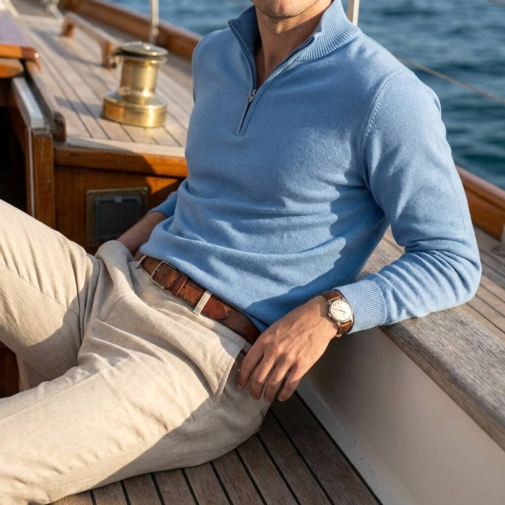 Hywell | Half Zip Pullover Funnel Collar