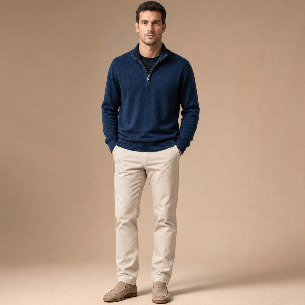 Hywell | Half Zip Pullover Funnel Collar