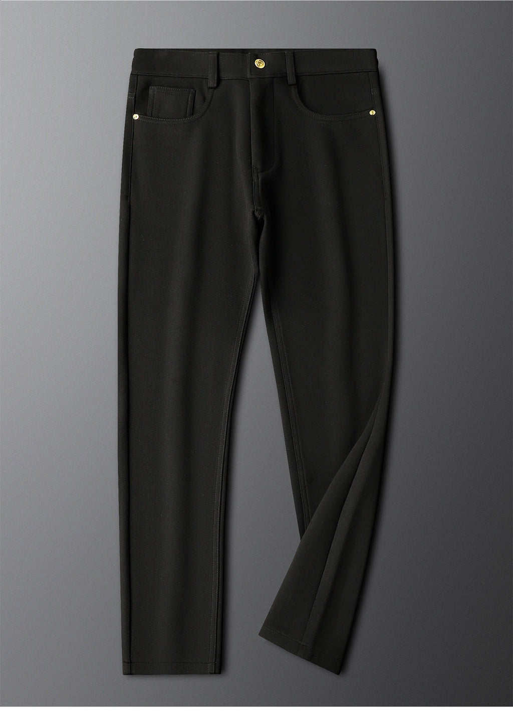 Halvex | Trouser Herringbone Tailored Tonal Crest Embroidery