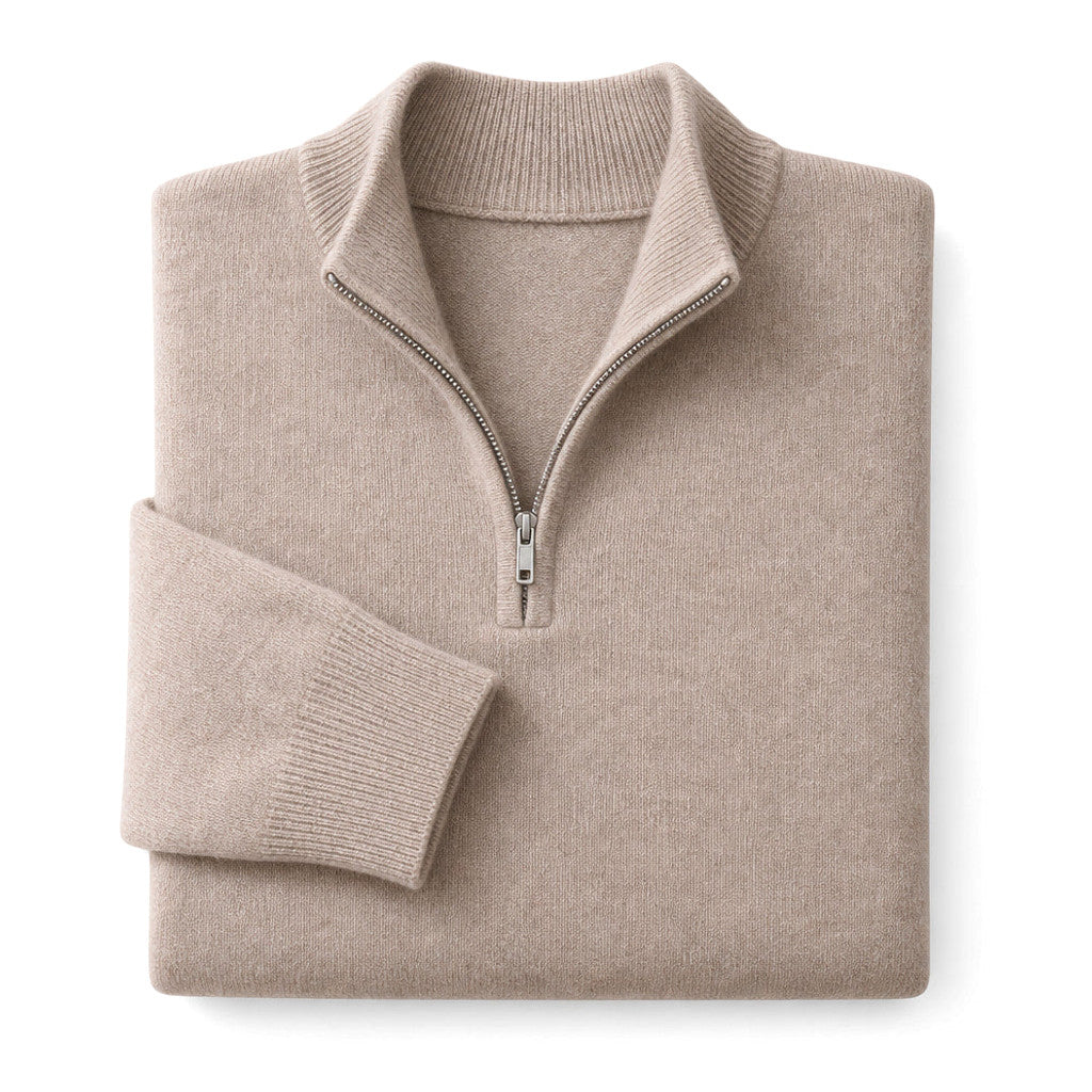Inigo | Quarter Zip Jumper Fine Gauge Rib