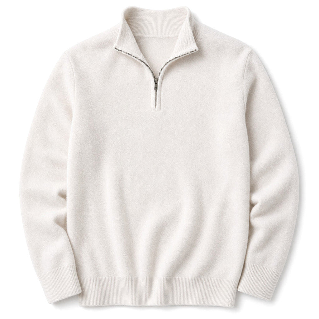Inigo | Quarter Zip Jumper Fine Gauge Rib