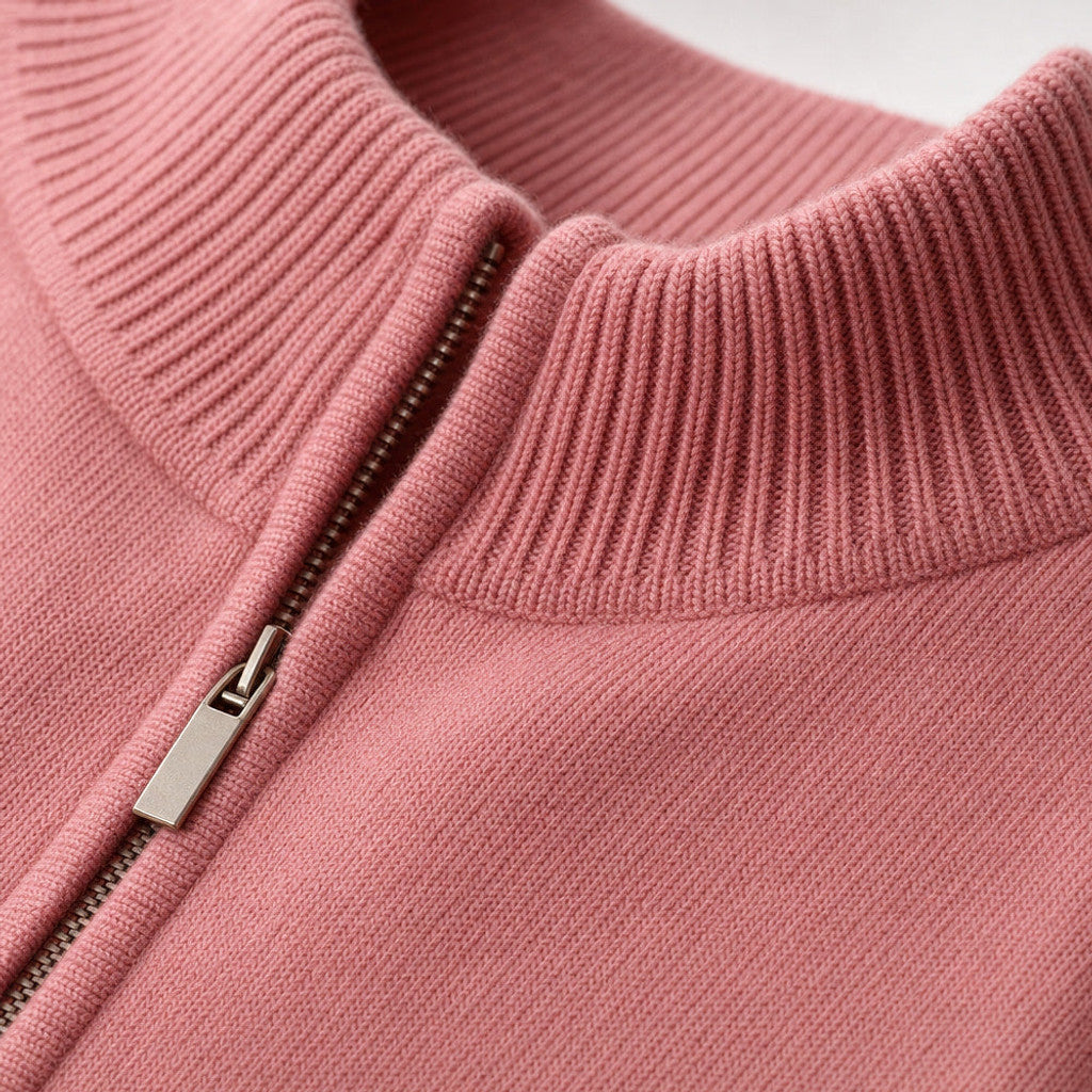 Inigo | Quarter Zip Jumper Fine Gauge Rib