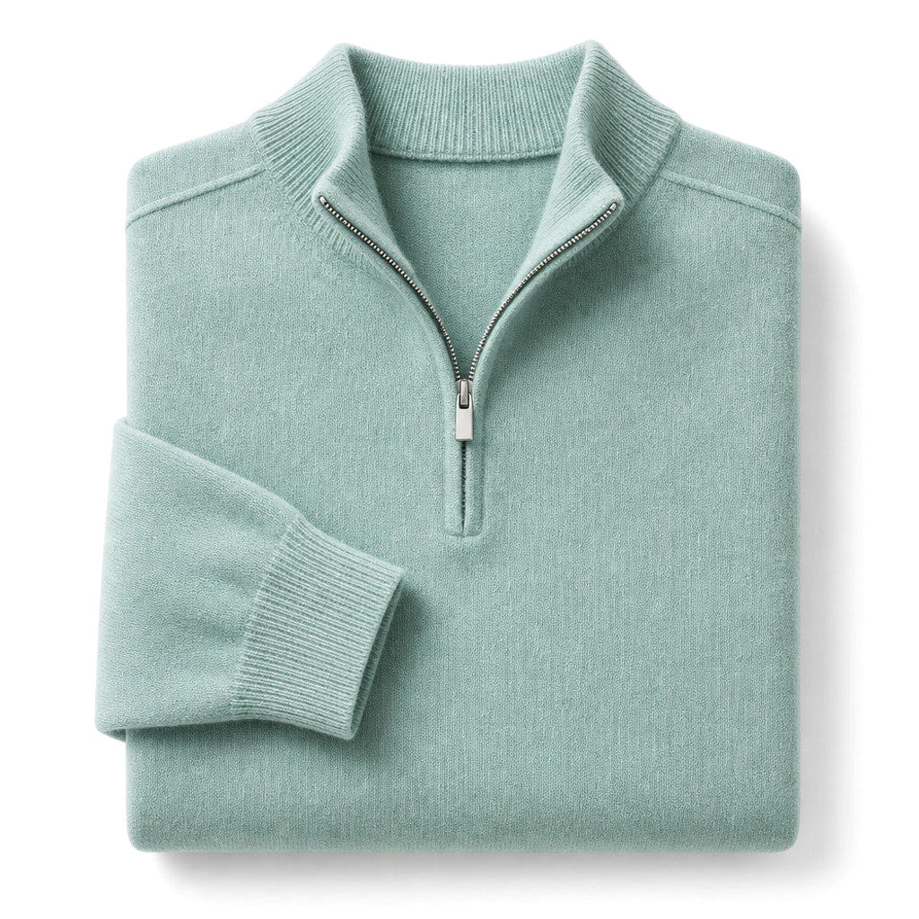 Inigo | Quarter Zip Jumper Fine Gauge Rib