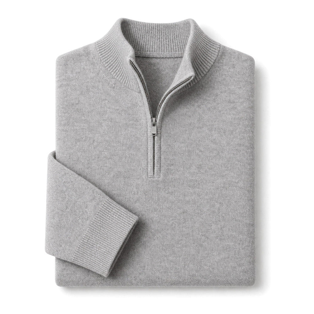 Inigo | Quarter Zip Jumper Fine Gauge Rib