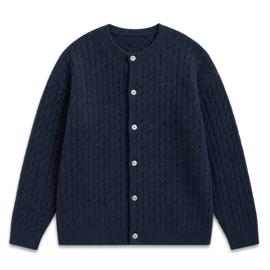 Irwin | Cable Knit Cardigan Button Front – Product Photo